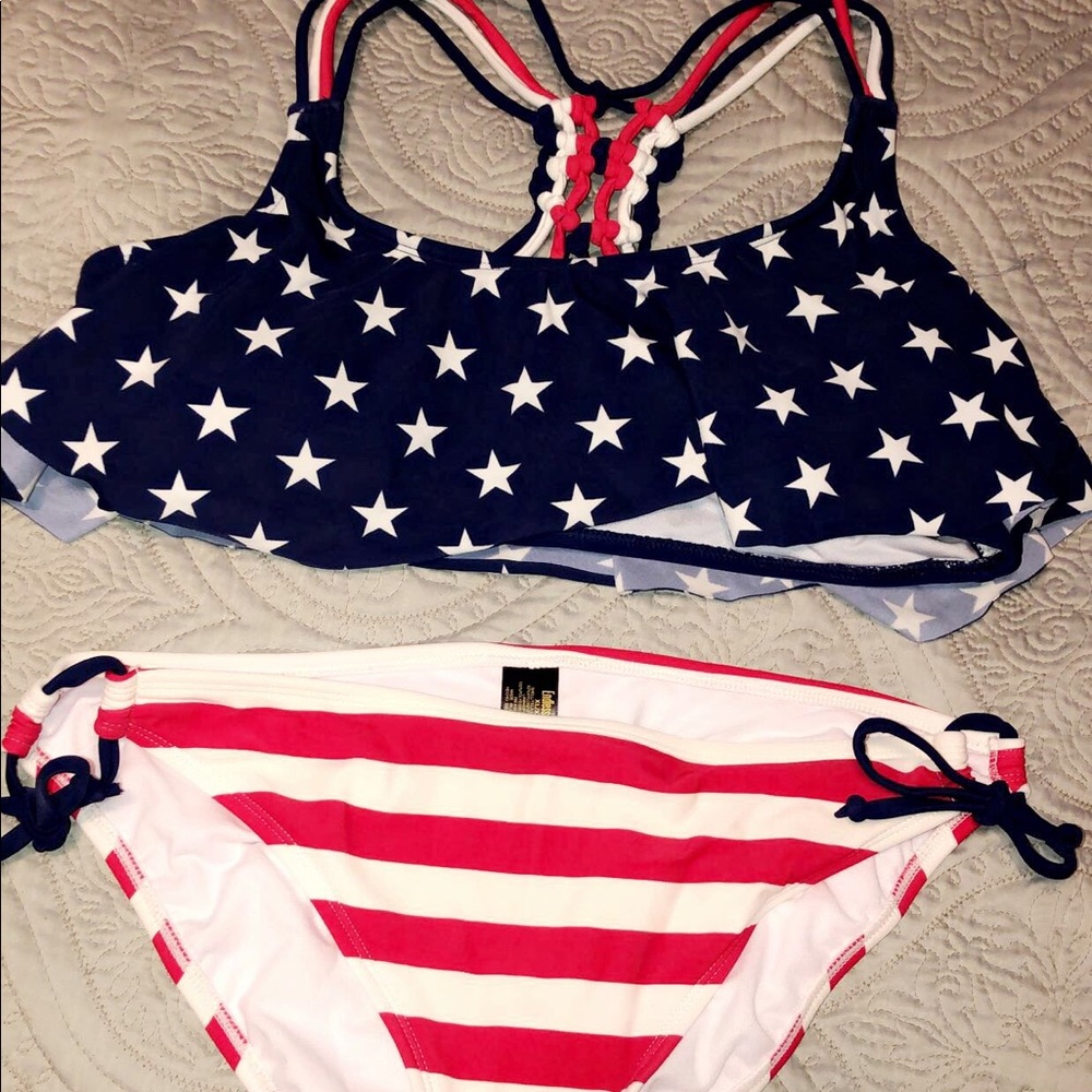 American flag bikini